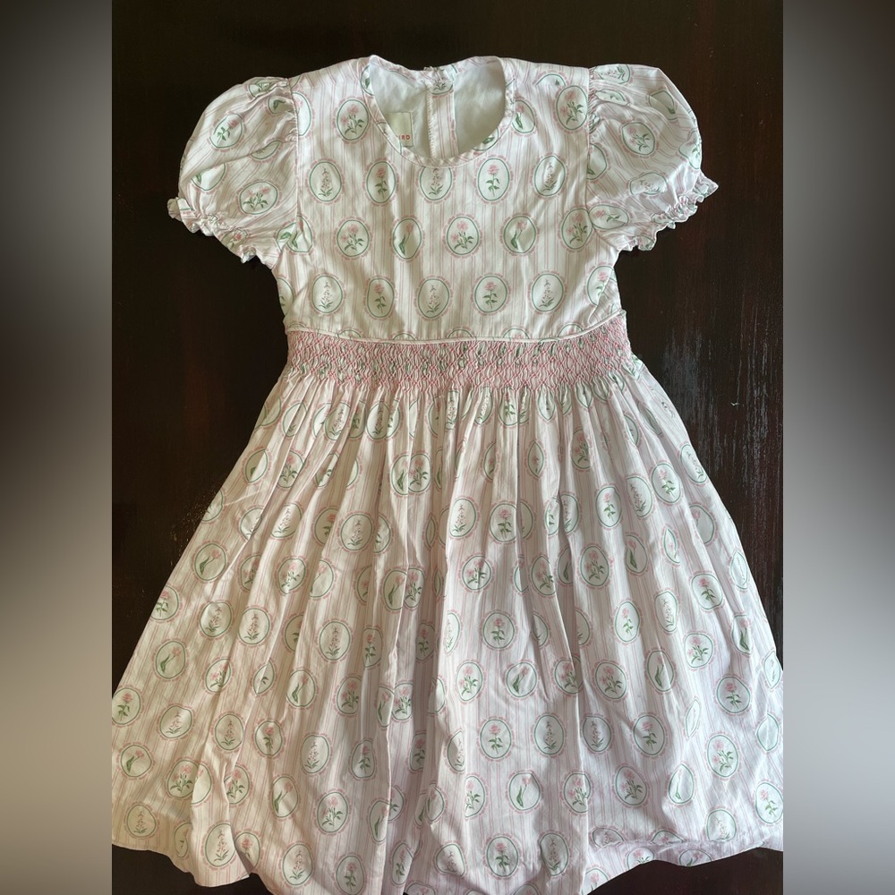 🌷 Sweet Floral Pink Kids Dress